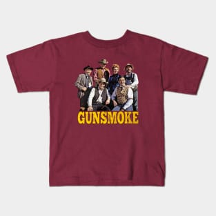 Gunsmoke - Group - 50s/60s Tv Western Kids T-Shirt